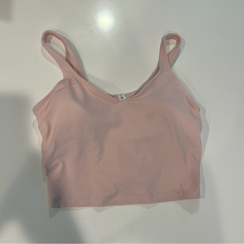 Lululemon Align Pink Cropped Tank Top